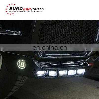 G class w463 B style front lip emblem lights for G63 B style front lip