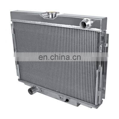 1967-1970 FRD Mu-stang/Fair-lane/Ran-chero/To-rino Mer-cury Cou-gar 390ci V8 Aluminum 3-Row Performance Radiator