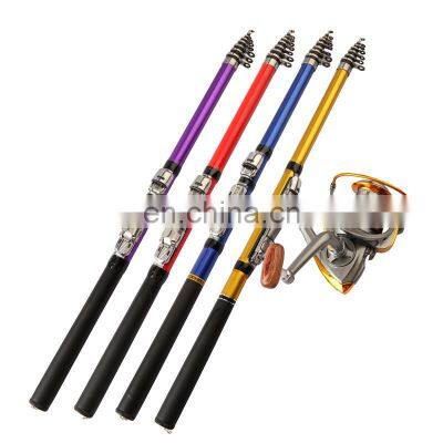 The New Popular Soft Tail Telescopic Rocky Fishing Rod Hand Sea Dual Use 45 Cm Sub Catfish Fishing Rod