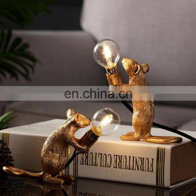 Cartoon Animal Table Lamp Mouse Table Lamp Nordic Animal Lamp for Home Decoration