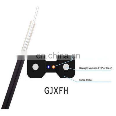 indoor single mode g657a2 sm g652D 2 4 6 12 core outdoor fiber optic ftth drop cable 1 core