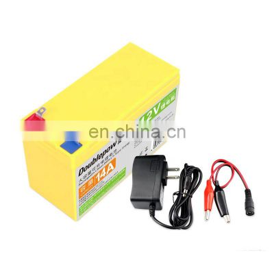 Customized 18650 battery pack deep cycle 12V 14AH storage battery for lighting device