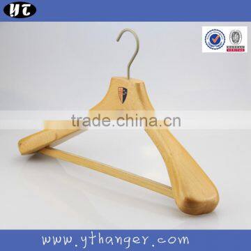 HA5421beech Wooden Hanger Matched Set Hanger With Bar photo-3