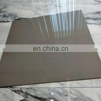 Foshan Ceramics Polished Porcelain Pure Grey 600x600 tiles for floor bathroom walls