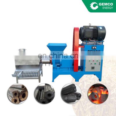 single phase wooden mobile saw dust briquetting machines