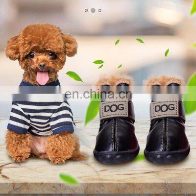 Running Designer Wholesale Luxury Winter Cats Charm Rain Boots Waterproof Pet Shoes Dog