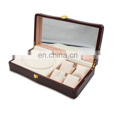 Wholesale Popular Custom Wooden Jewelry Gift Box With Mirror photo-3