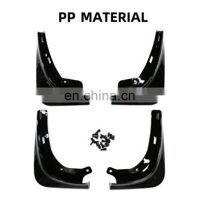 Car Accessories Standard Version Mud Flaps Mudguard No Drilling Black 4Pcs In Set Fender For Tesla Model 3 photo-3