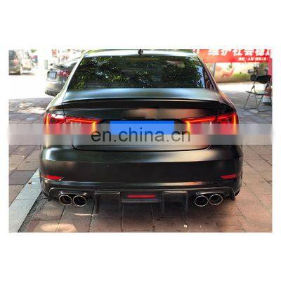 S3 Carbon Fiber Diffuser For Audi S3 With Light Hatchback High Quality Audi S3 Diffuser 2014 2015 2016 photo-5