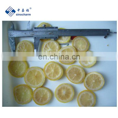 Sinocharm Fresh Fruits IQF Whole Lemon Frozen Slice Lemon