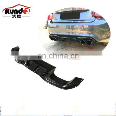 Runde Hight Quality Rear Lip For BMW M2 16-20 Carbon Fiber AK Style Rear Spoiler Lip