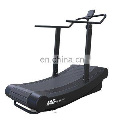 Gym Fitness Equipment Manual Treadmill Self Generator Steel Mechanical LCD Screen Unisex Commercial Curve Treadmill Aerobic