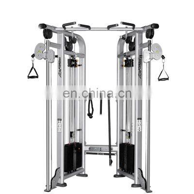 gym products 2020 sport equipment training fitness crossover cable commercial multi functional trainer gym machine