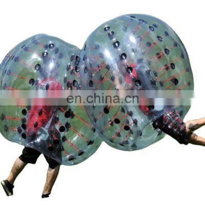 Transparent 1.5m Inflatable Body Bumper Ball Zorb Ball For Sale