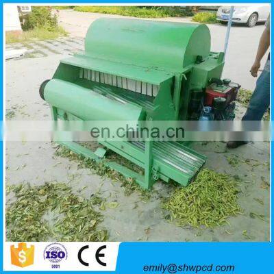 High Efficient Fresh Soybeans Pods Picking Machine/diesel Green Bean Picking Machine photo-4