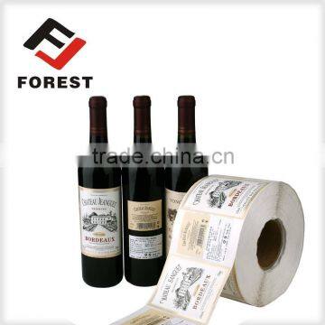 Wholesale wine label, beer label, wine bottle label, label printing