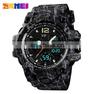 Top10 Watch Brands Skmei 1155B Hot Selling Relojes Hombre 50m Waterproof Sports Digital Wristwatch for Men