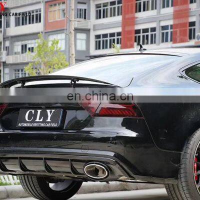Auto Car Bumpers For 2016-2018 Audi A7 Upgrade RS7 Body Kits Front Car Grille Fog Lamp Grille Side Skirt Taillight Exhaust Pipe photo-5