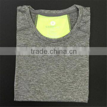 88% Polyester 12% Spandex Women Gym Clothing T-shirts photo-6