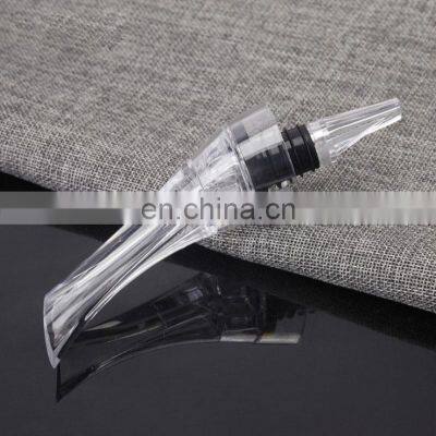 High Productivity Latest Slow Brand Logo Luxury Custom Aerator Plastic Wine Pourer photo-2