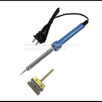 LOCA Glue Clean Tool 60W Soldering Iron with T-Type Solder Iron Tip Blade