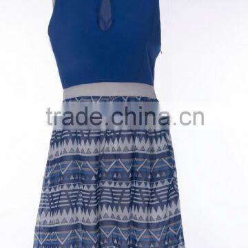 Summer Casual Dress Fashion Dress Sleeveless Lady Dress photo-4