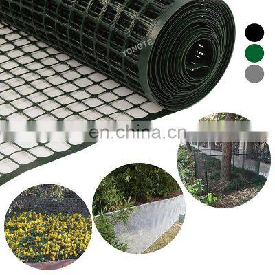 YONGTE factory customized PE green white plastic garden fence for farm agriculture