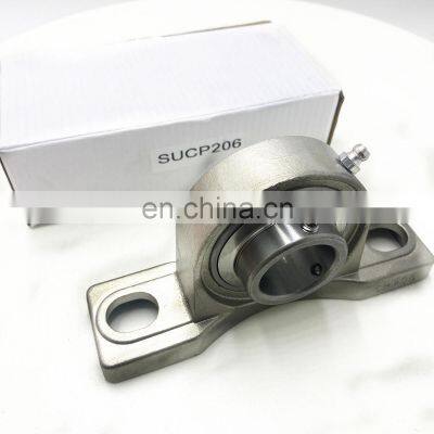 S-UC206D1 + P206D1 stainless steel pillow block bearing 30mm inner dia SSUCP206 UCP206 SUCP206 bearing