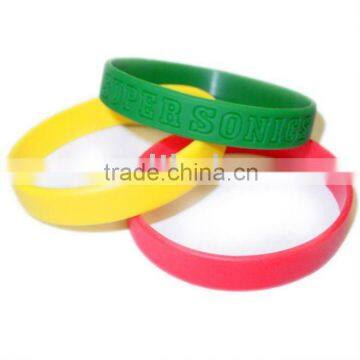 molded silicone wristband