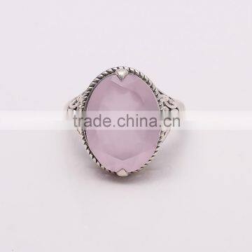 ROSE QUARTZ Ring,925 sterling silver jewelry wholesale,WHOLESALE SILVER JEWELRY,SILVER EXORTER,SILVER JEWELRY FROM INDIA