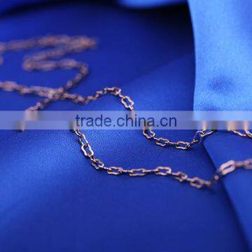 Coffee Gold Plated Decorative Long Chain Link Chain Jewelry Chain Necklace photo-5