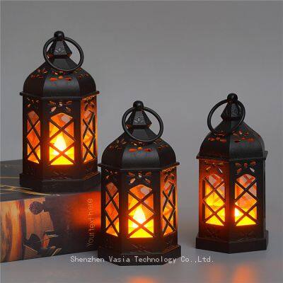 Retro Metal Lantern Lamps, LED Candle Light for Home & Party Decorative Wholesale