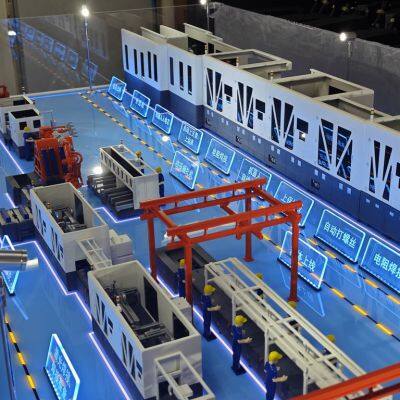 Manufacturer of Sand Table Model for Battery Production Line