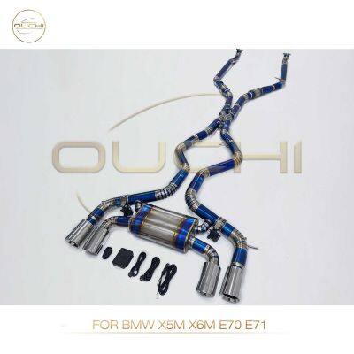 Exhaust Titanium Catback for BMW X5MX6M F95F96 LCI/X5M X6M E70 E71/ X5M X6M F95 F96/Z4 E89 Electronic Valve High-performance Automotive Exhaust Parts photo-2