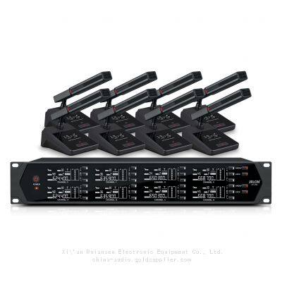 JRLON DH-3800 Eight-channel Wireless Conference Microphone With Swivel Neck photo-2