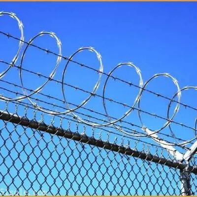 Hot Dipped Galvanized Razor Barbed Wire With High Tensile Steel Core