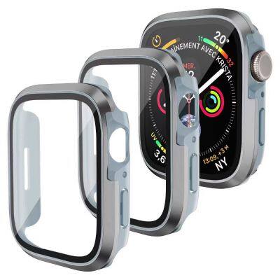 Rugged Case Apple Watch Ultra Military Protective Cover Bumper IWatch Tempered Glass Screen Protector photo-4