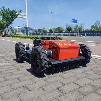 Loncin Industrial Single Cylinder 224CC 7Hp Gasoline Engine Electric Start Rubber Track Cordless Robot Remote Control for photo-5