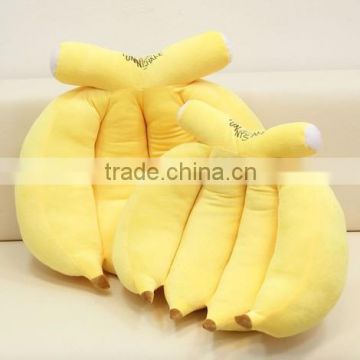 yellow plush fruit toy plush banana stuffed toy