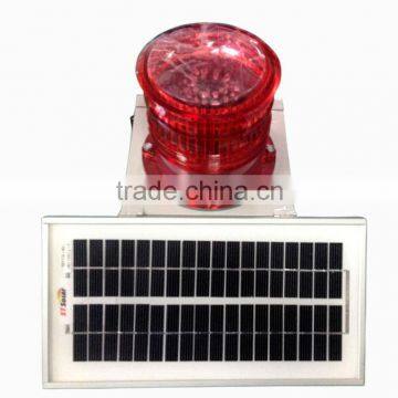 Red Solar-powered Warning Light ( Airport, coast, lighthouse, ship )