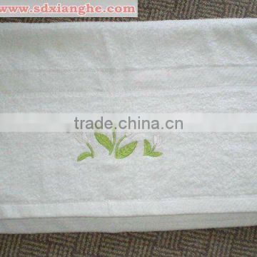 100%cotton terry hand towel with embroidery