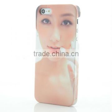 3D heat transfer sublimation phone case, 3d case for iphone