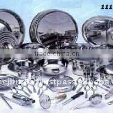 Stainless Steel Kitchen Set & Dinnerware Set
