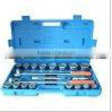 SOCKET SET 3/4"DR. 21PCS 12 POINT