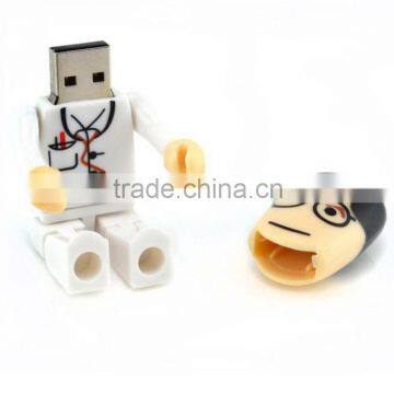 Doctor Shaped Usb Stick 16Gb Personalized Message Imprint