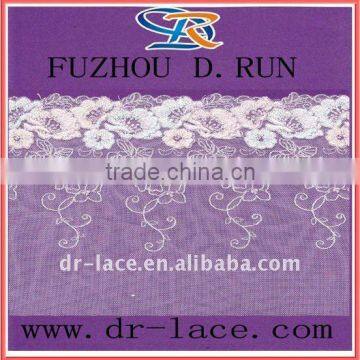 2016 new decorative fancy swiss embroidery dress lace