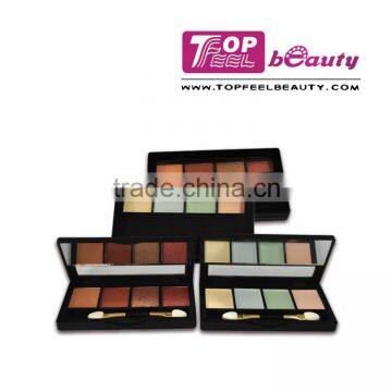 4 color eyeshadow & concealer with mirror and brush