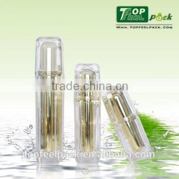 Best Selling China Square Crystal Cosmetic Bottle With Pump