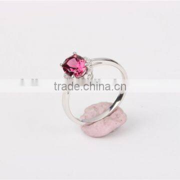 Sartificial Stone Designs Sterling Ring Panyu Factory Process Jewelry photo-2