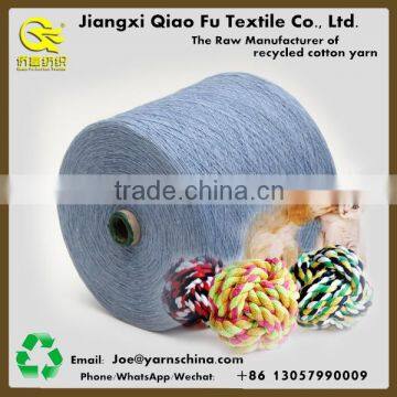 Open End Recycled cotton polyester yarn for knitting pet toy